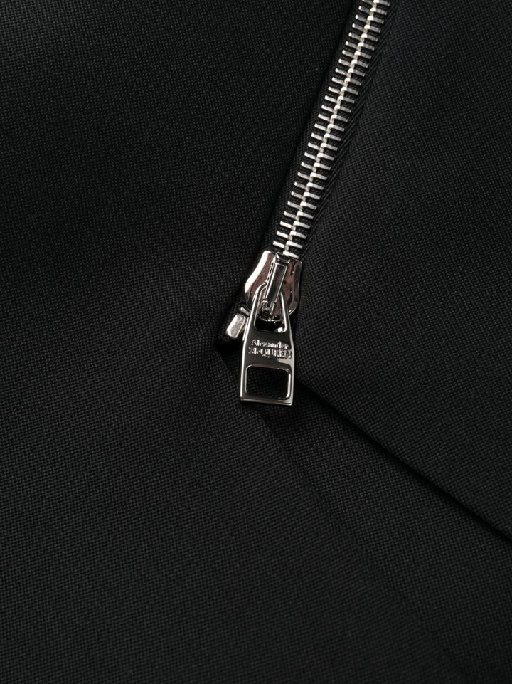 Alexander McQueen zip-embellished Midi Dress