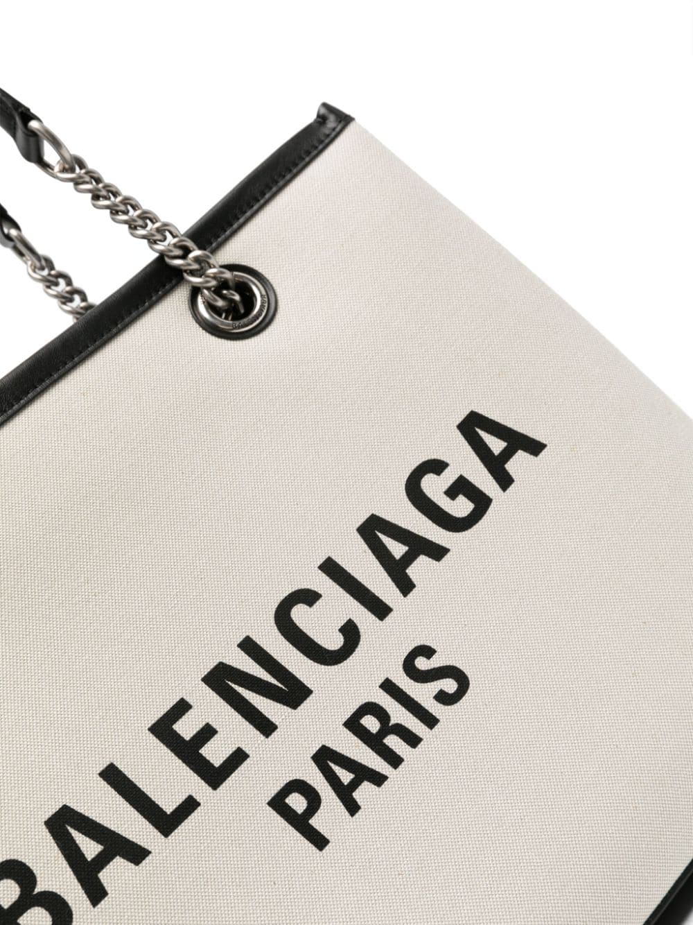 Shopper UNI Balenciaga Logo Print Canvas Tote Bag Brand
