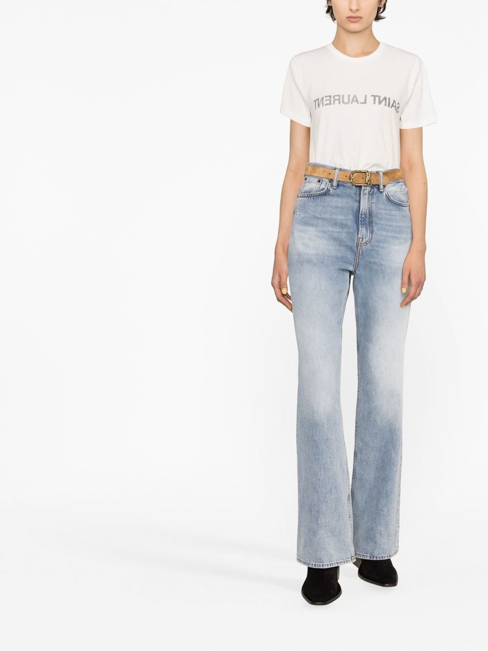 Saint Laurent T-shirts and Polos White