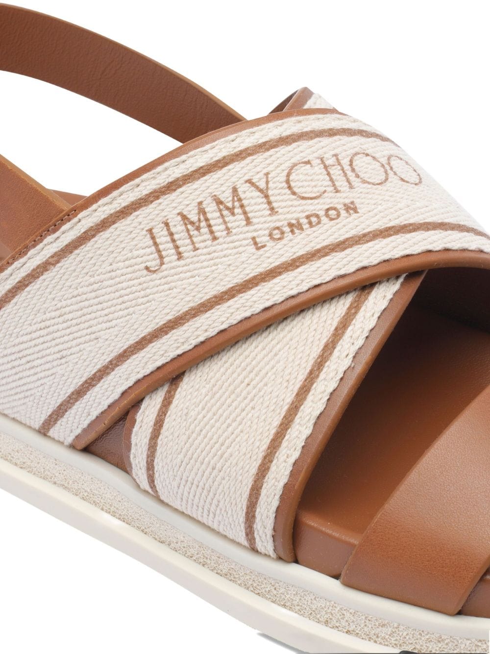 Sandals Jimmy Choo Sandals Leather Brown Brand