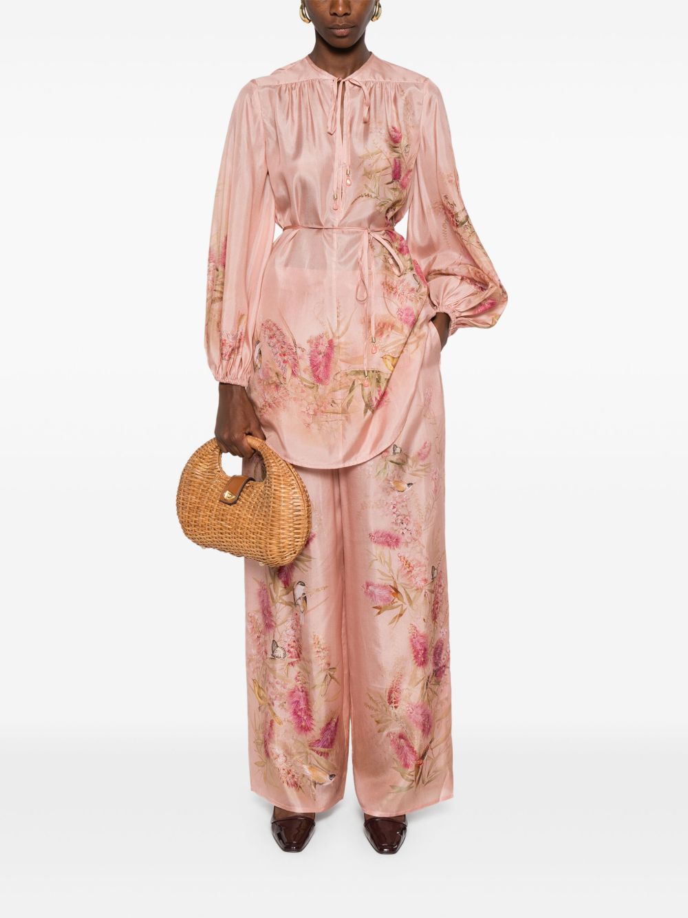 Zimmermann Trousers Pink