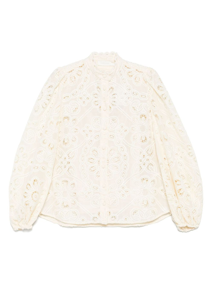 Zimmermann Shirts Ivory
