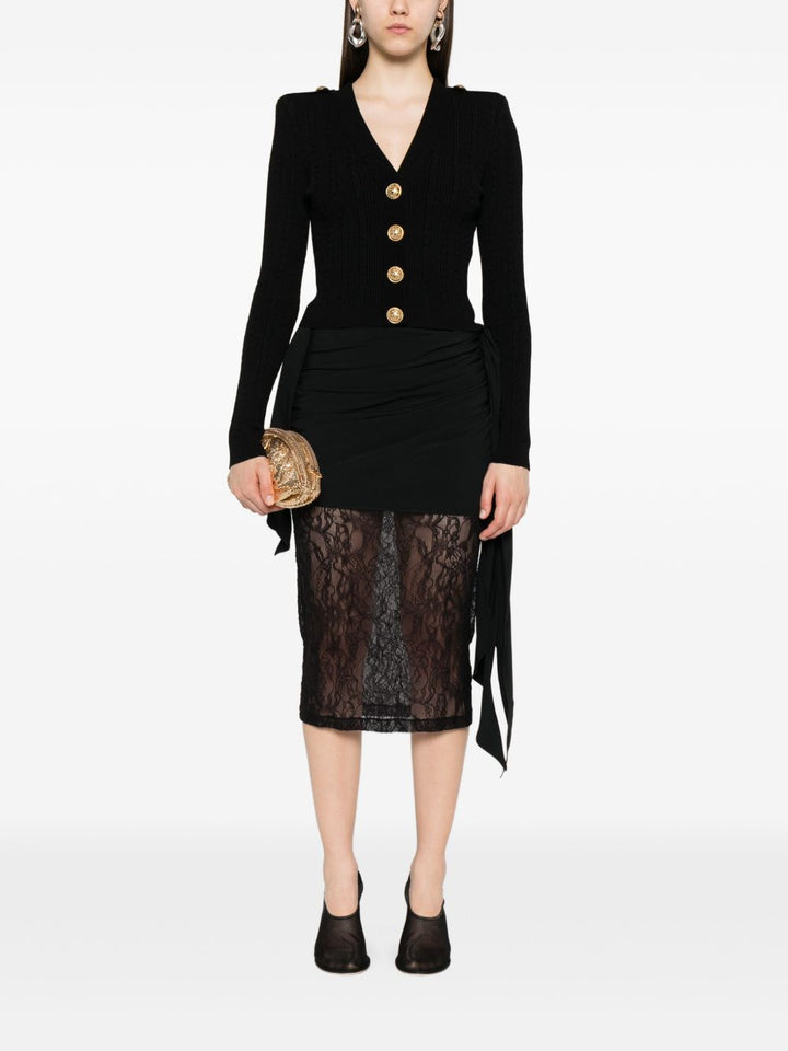 Balmain Sweaters Black