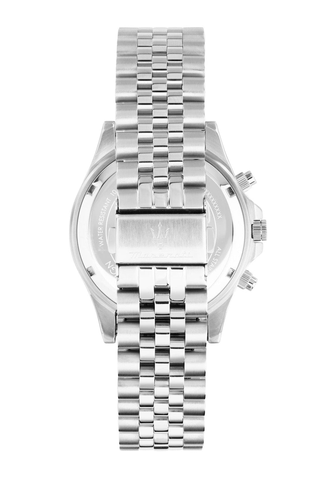 Watch Maserati Sfida Sport 44mm Chrono Blue Dial Stainless Steel Strap Watch Brand