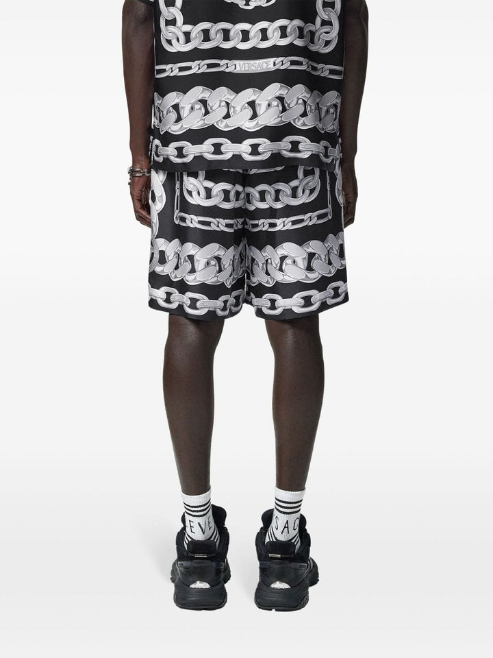 Versace Short trousers Versace Shorts Black Versace Shorts Black Brand