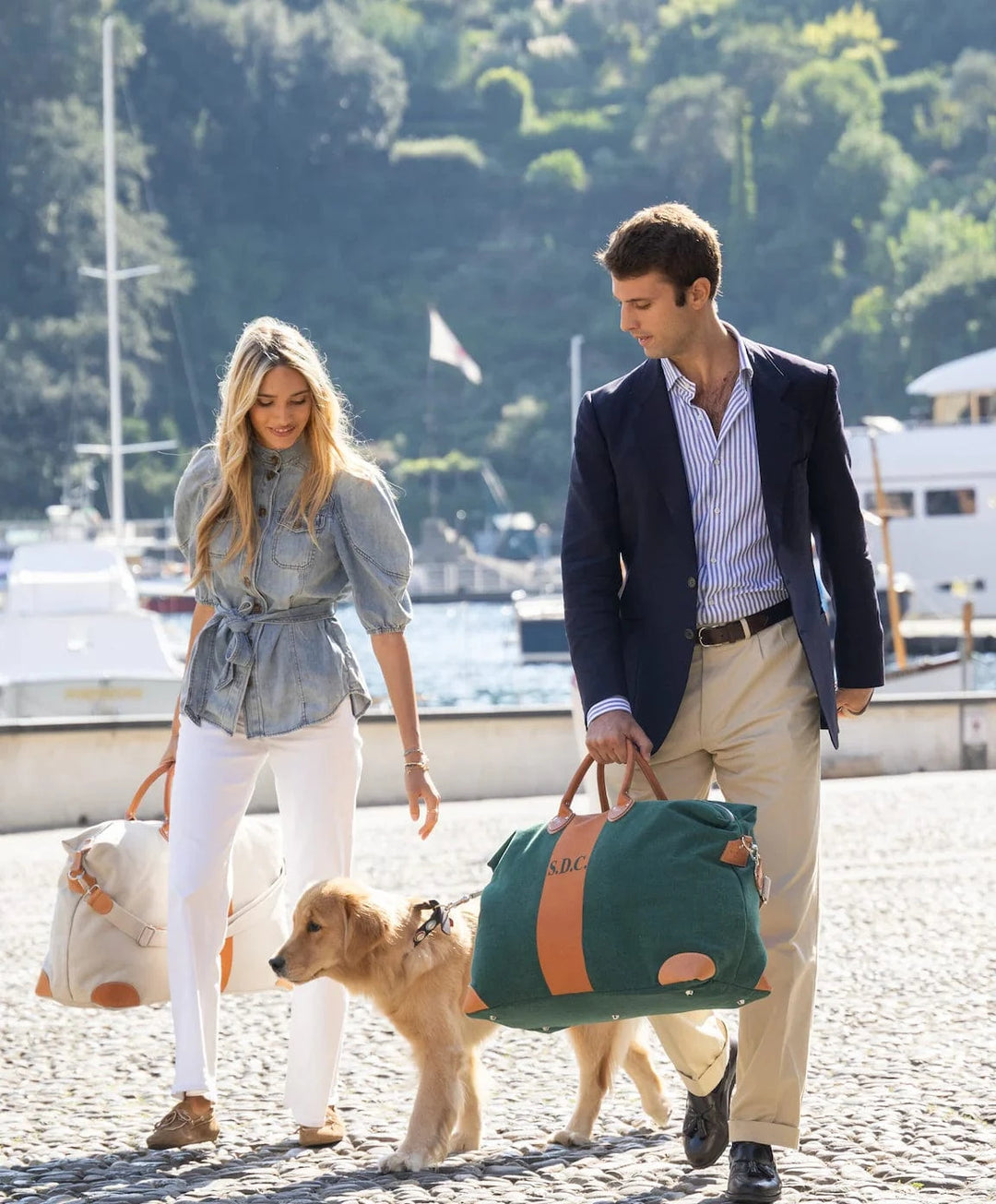 My Style Bags Travel Bags My Style Bags Harvard Duffel Travel Bag Stripe - Avio My Style Bags Personilised Harvard Duffel Travel Bag Stripe - Avio Brand