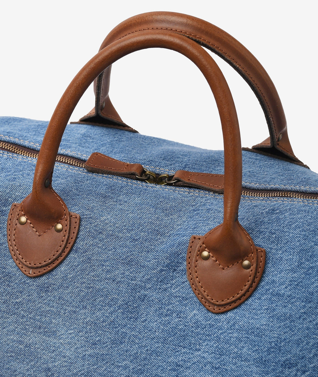 My Style Bags Travel Bags My Style Bags Harvard Safari Light Blue Ranch Candiani - Duffel Travel Bag My Style Bags Personilised Harvard Duffel Bag - Candiani Light Denim Brand