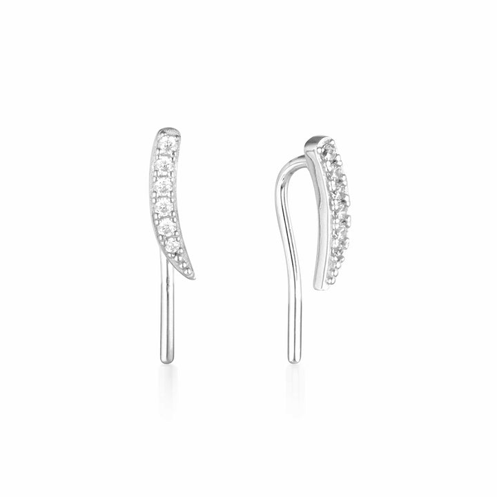 Georgini Earring Georgini Summer Sorbet Vanilla Vine Earrings Small Silver Brand