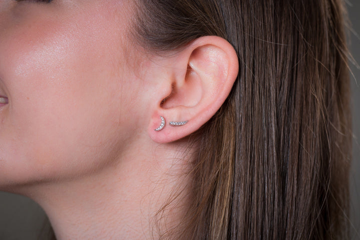 Georgini Earring Georgini Summer Sorbet Vanilla Vine Earrings Small Silver Brand