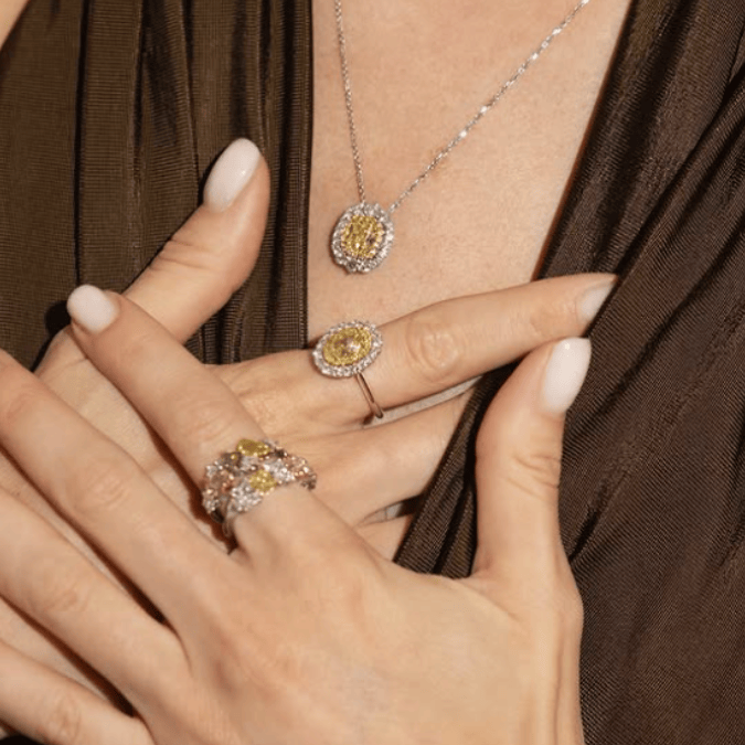 Yellow Diamond Rings