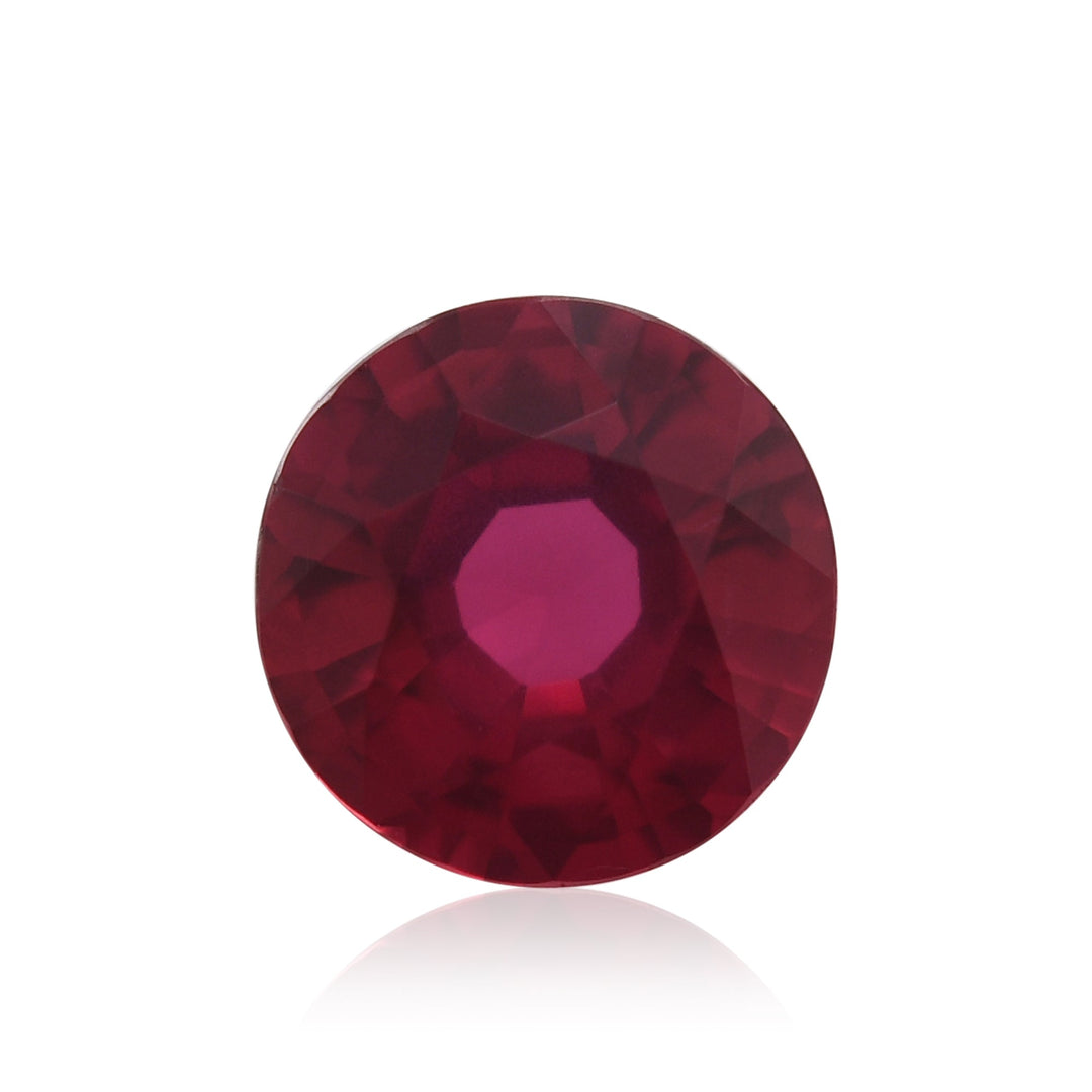 1.31 Carat Red MOZAMBIQUE Round Ruby