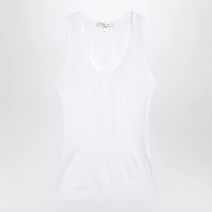 The Row - Cendrea ribbed cotton jersey tank top in white