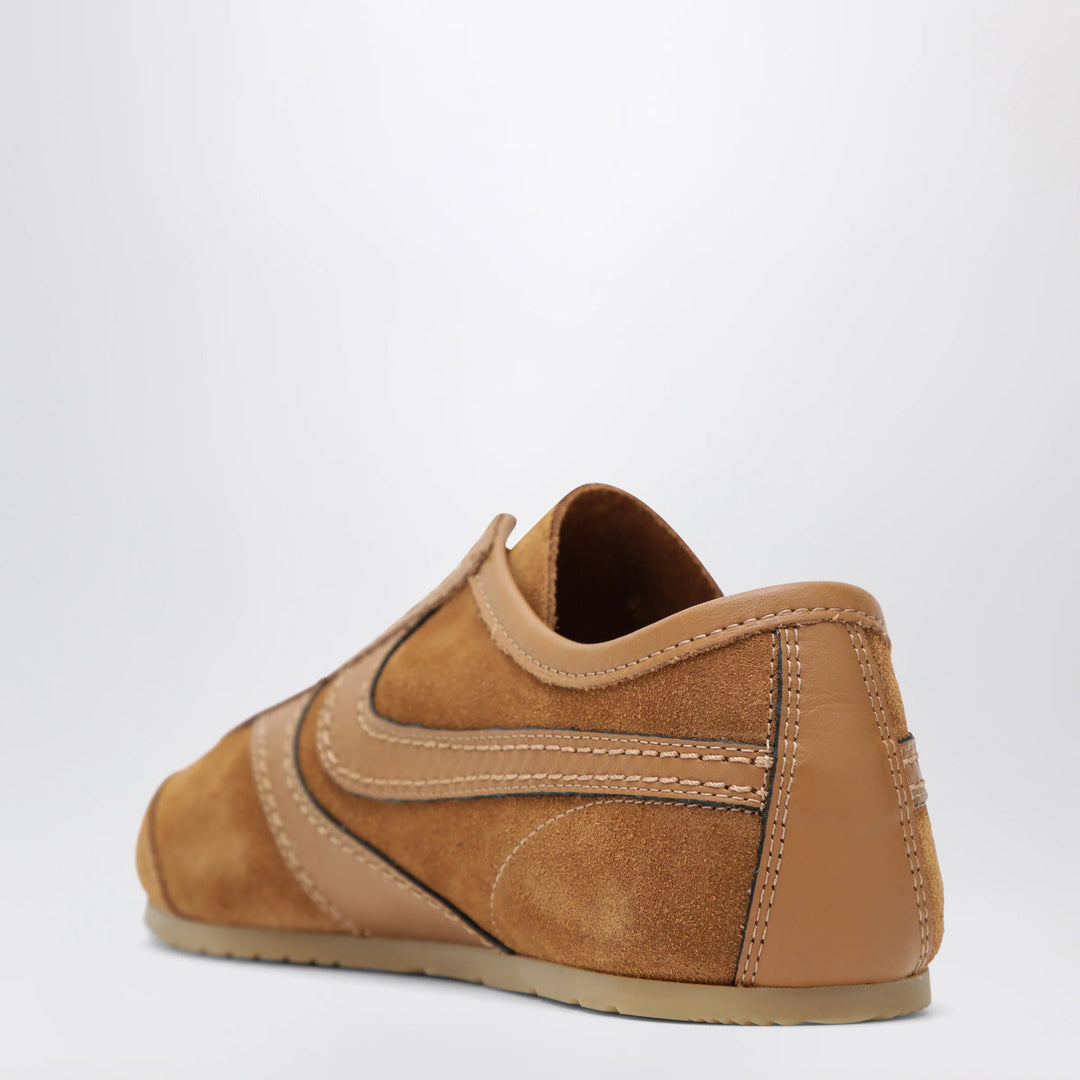 Dries Van Noten - Brown leather and suede Sneakers