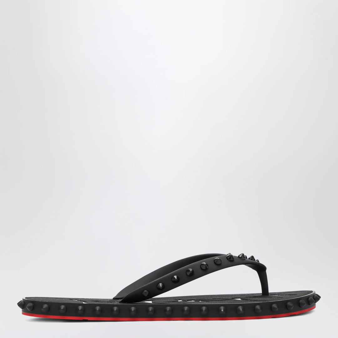 Christian Louboutin - Black Super Loubi Flip-Flops