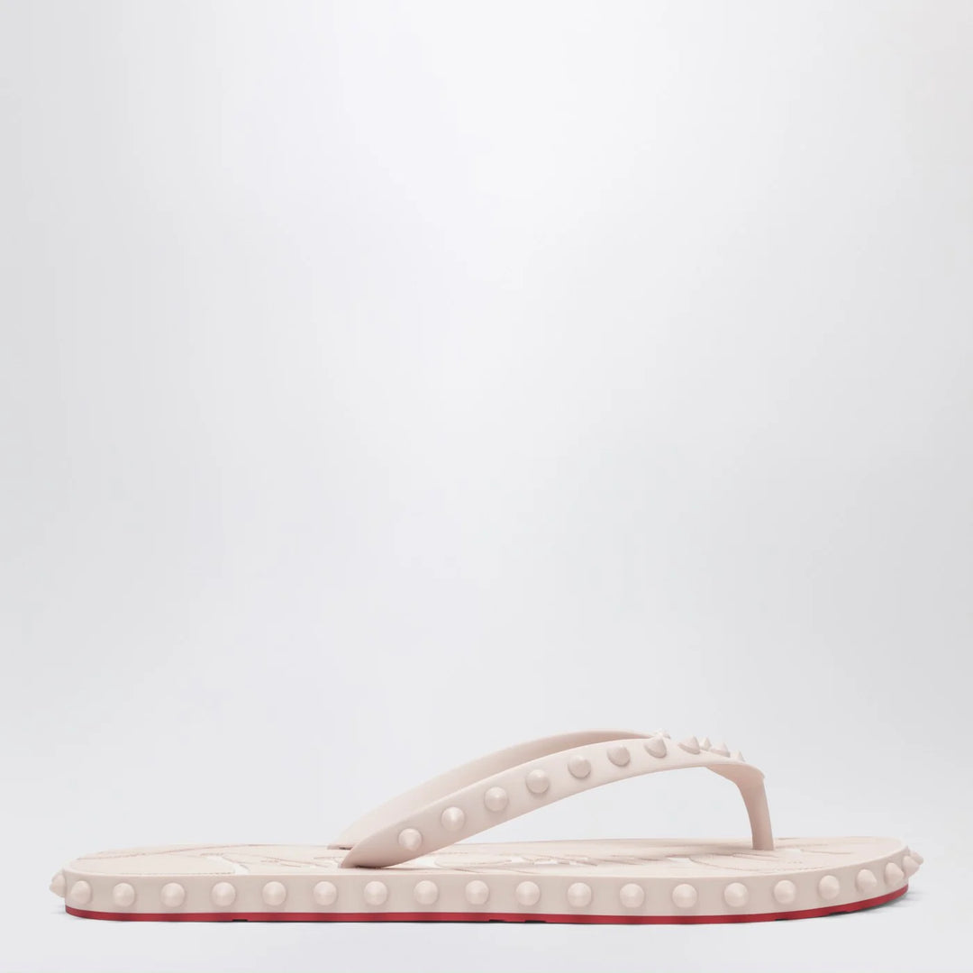 Christian Louboutin - Super Loubi Flip-Flops milk coloured