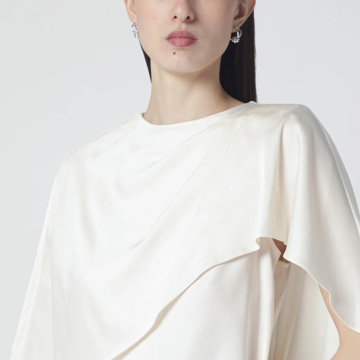 SIMKHAI - Eliora cream satin blouse