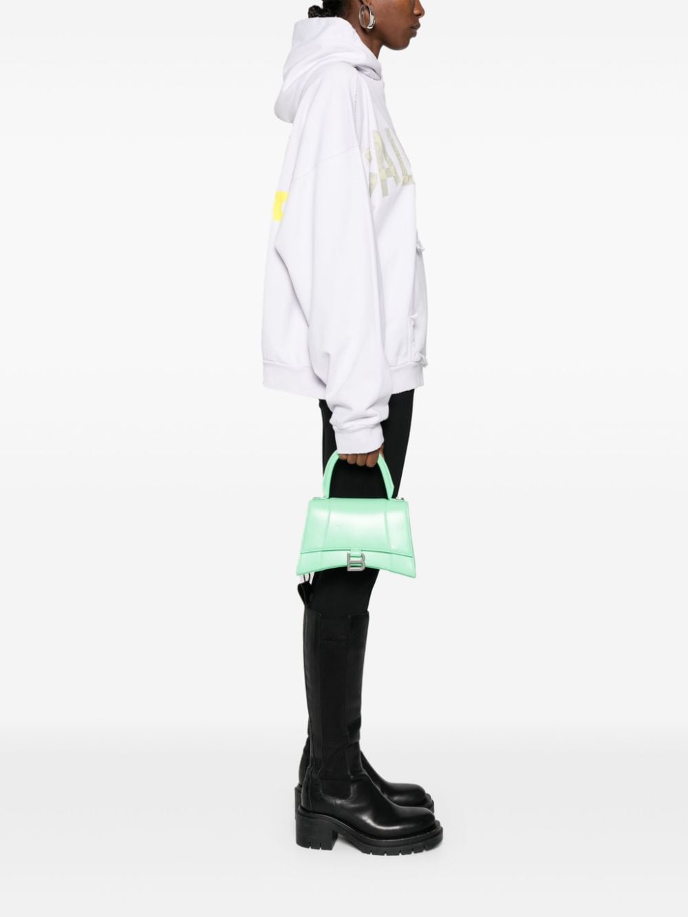 Balenciaga Leather Bag Mint Green