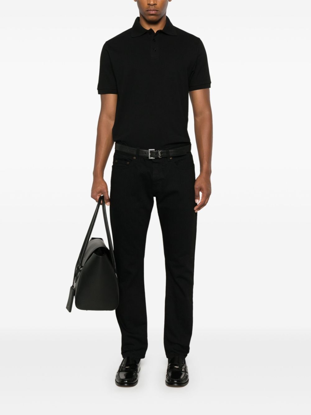 Saint Laurent T-shirts and Polos Black