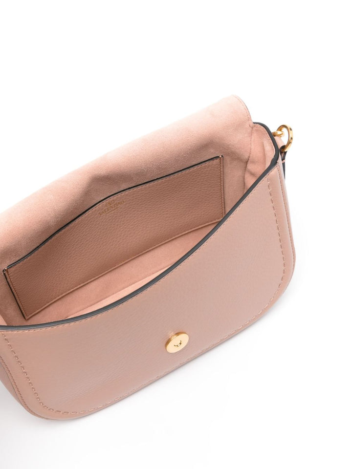 Valentino Garavani Alltime Leather Shoulder Bag