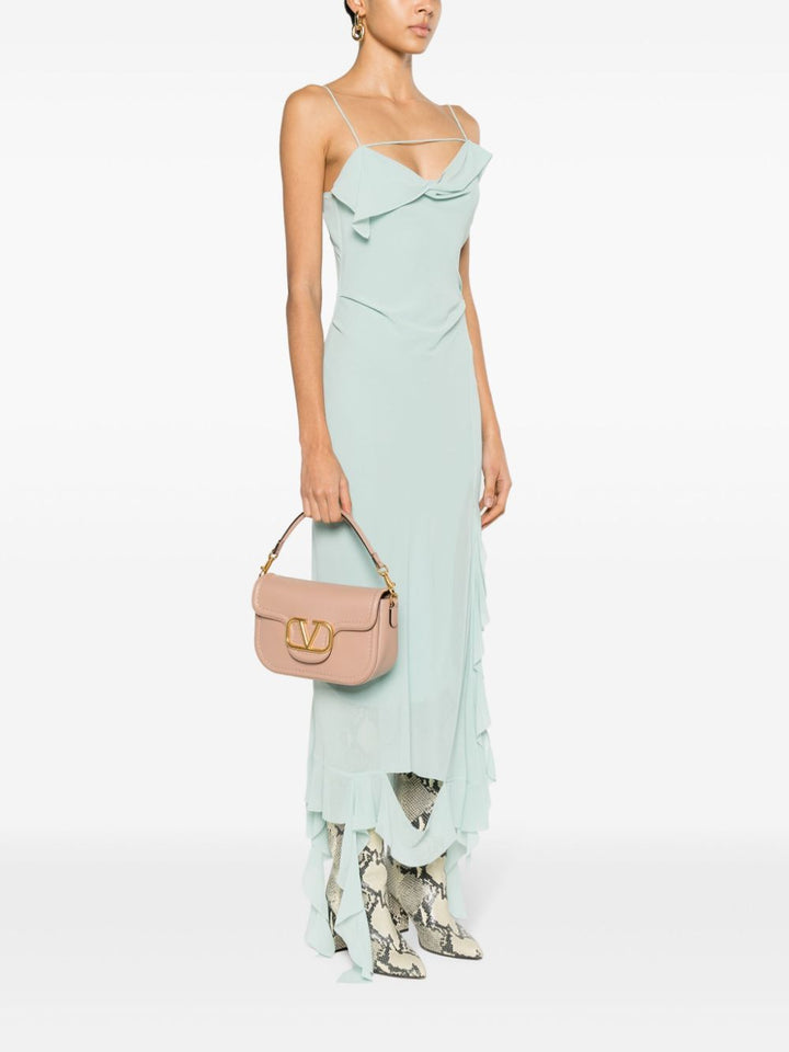 Valentino Garavani Alltime Leather Shoulder Bag