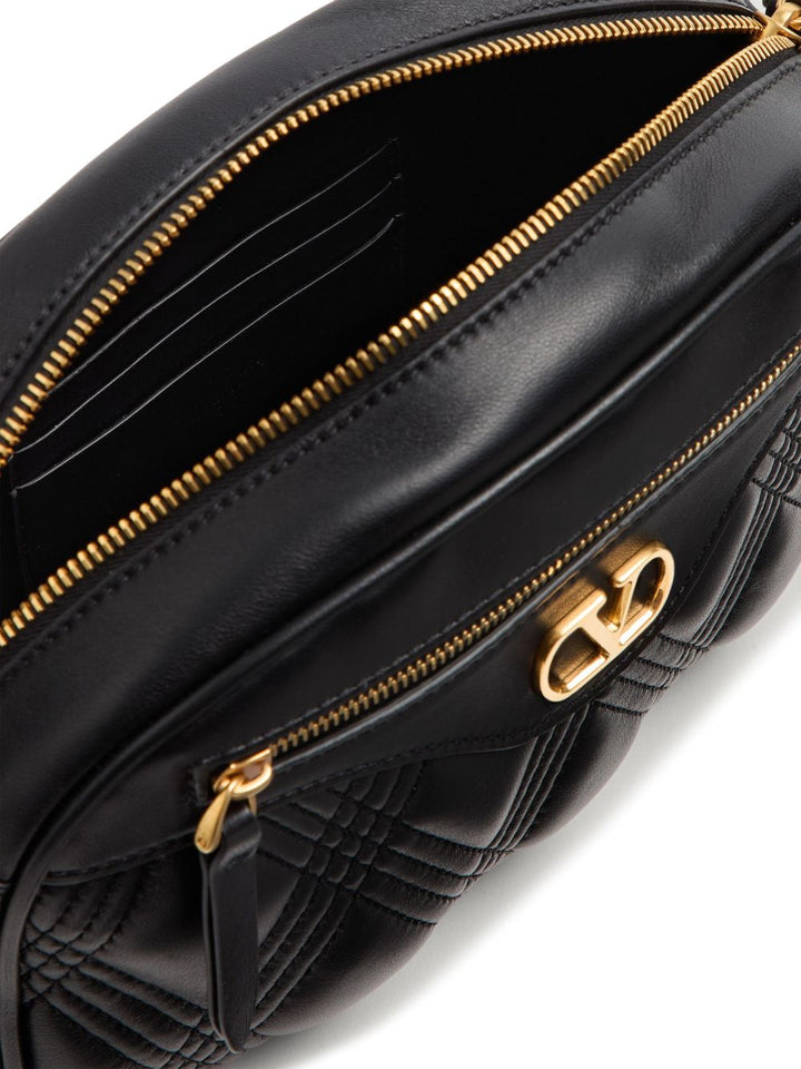 Valentino Garavani Quiltie 67 Leather Camera Bag