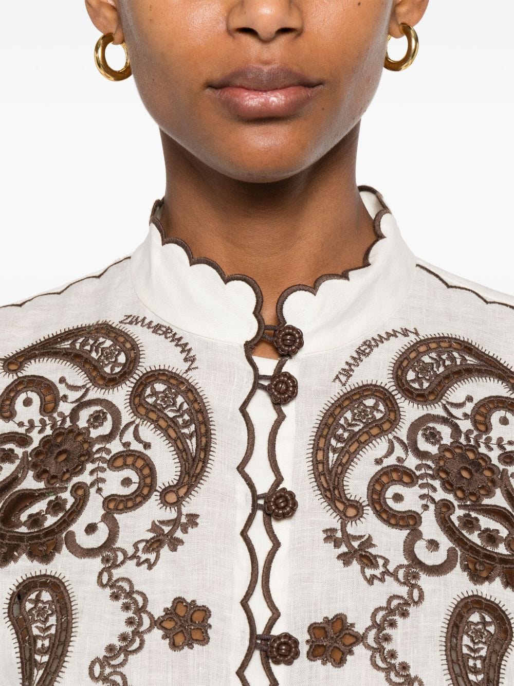 Shirts Zimmermann Shirts Ivory Brand