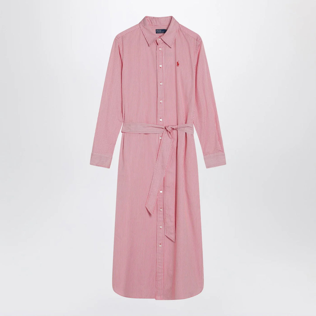 Polo Ralph Lauren - Red and white striped shirt dress