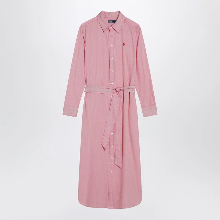 Polo Ralph Lauren - Red and white striped shirt dress