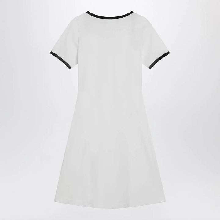 Courrèges - Black/white mini dress in cotton