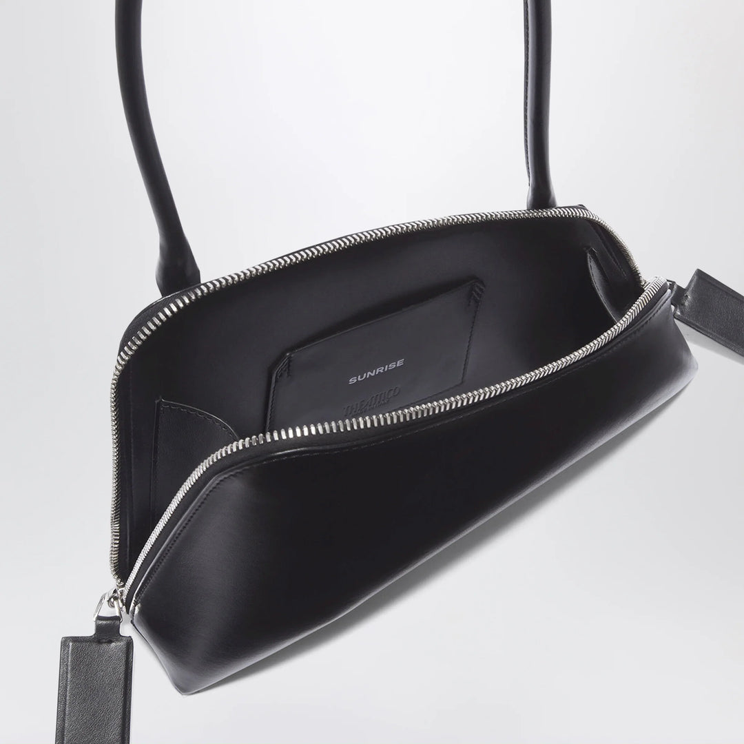 The Attico - Sunrise bag black in leather