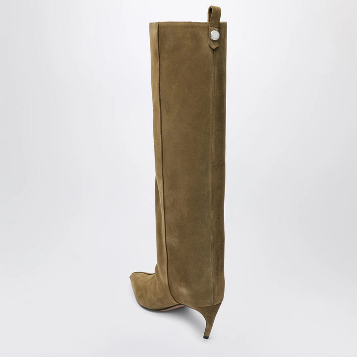 The Attico - Lea Military Green high boot