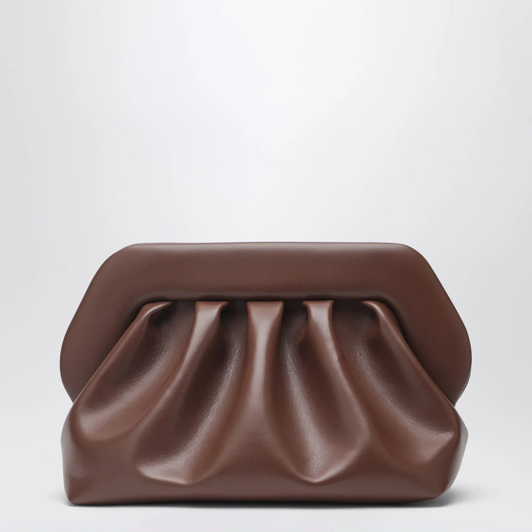 THEMOIRè - Tia clutch in brown