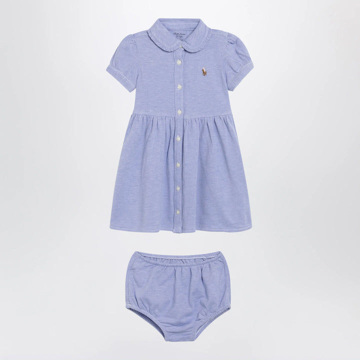 Polo Ralph Lauren - Light blue dress with culottes
