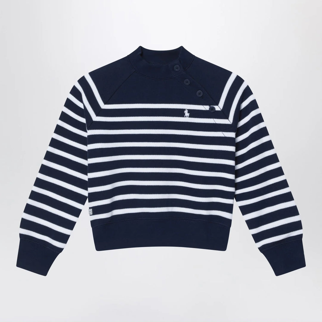 Polo Ralph Lauren - Navy blue sweatshirt with white stripes