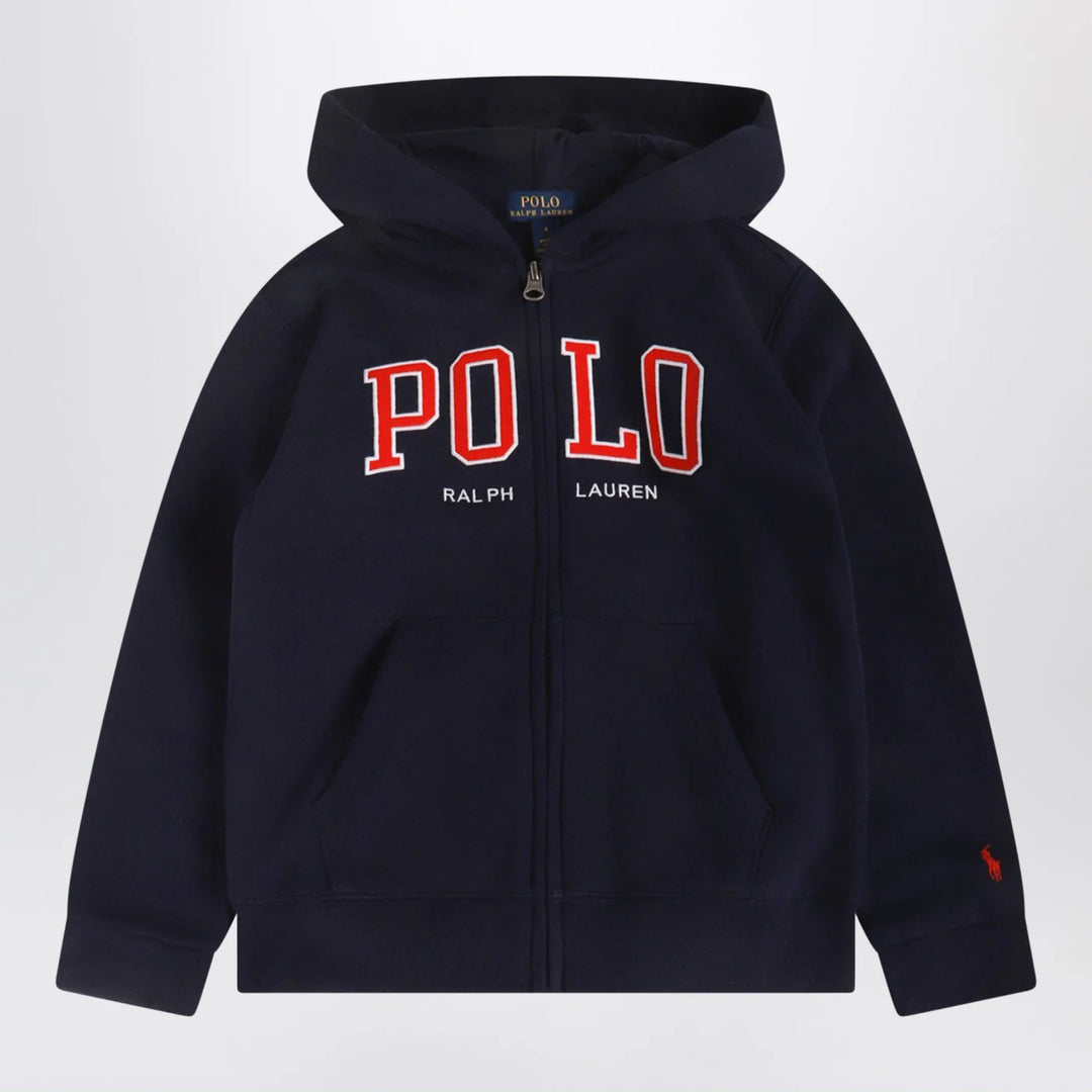 Polo Ralph Lauren - Navy blue zip hoodie with logo