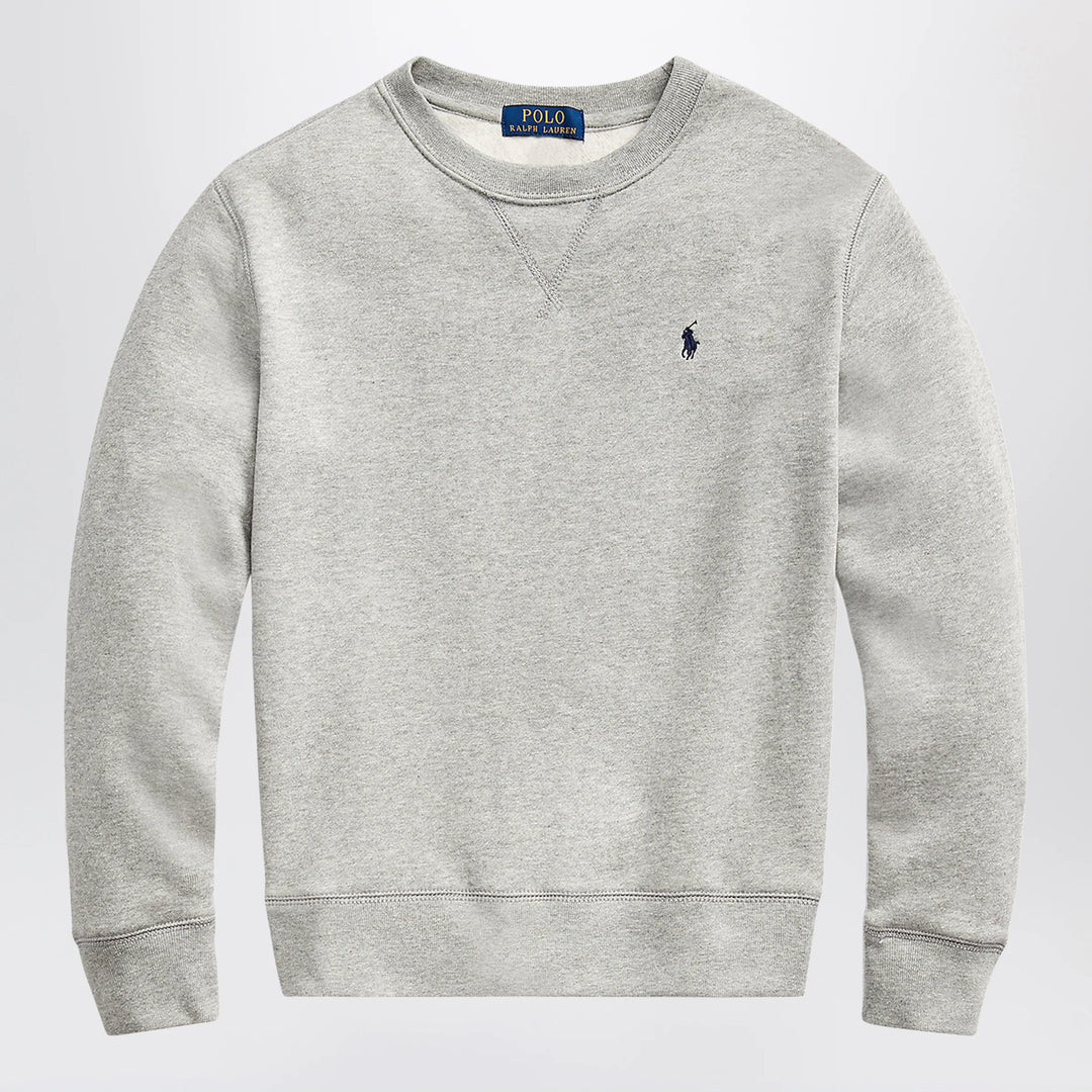 Polo Ralph Lauren - Grey cotton-blend sweatshirt