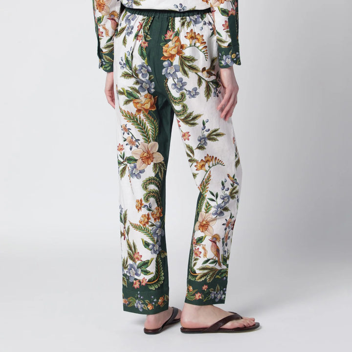 FARM Rio - Sand Nature trousers in linen blend