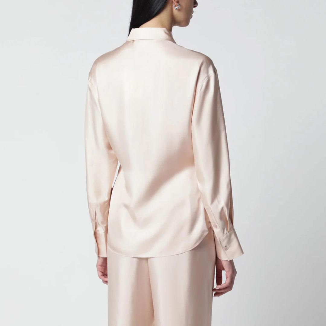Róhe - Light pink silk shirt