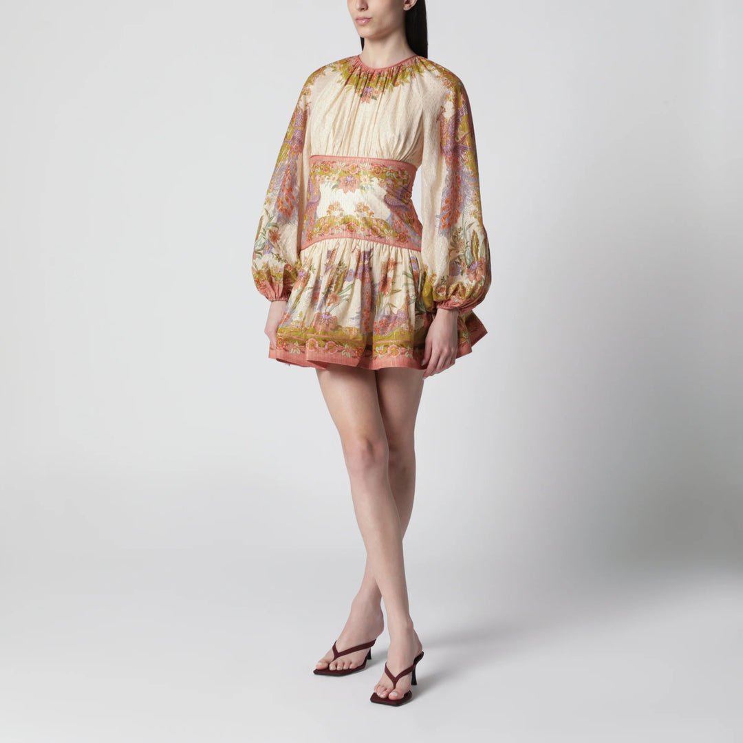 ZIMMERMANN - Indra mini dress with floral motif