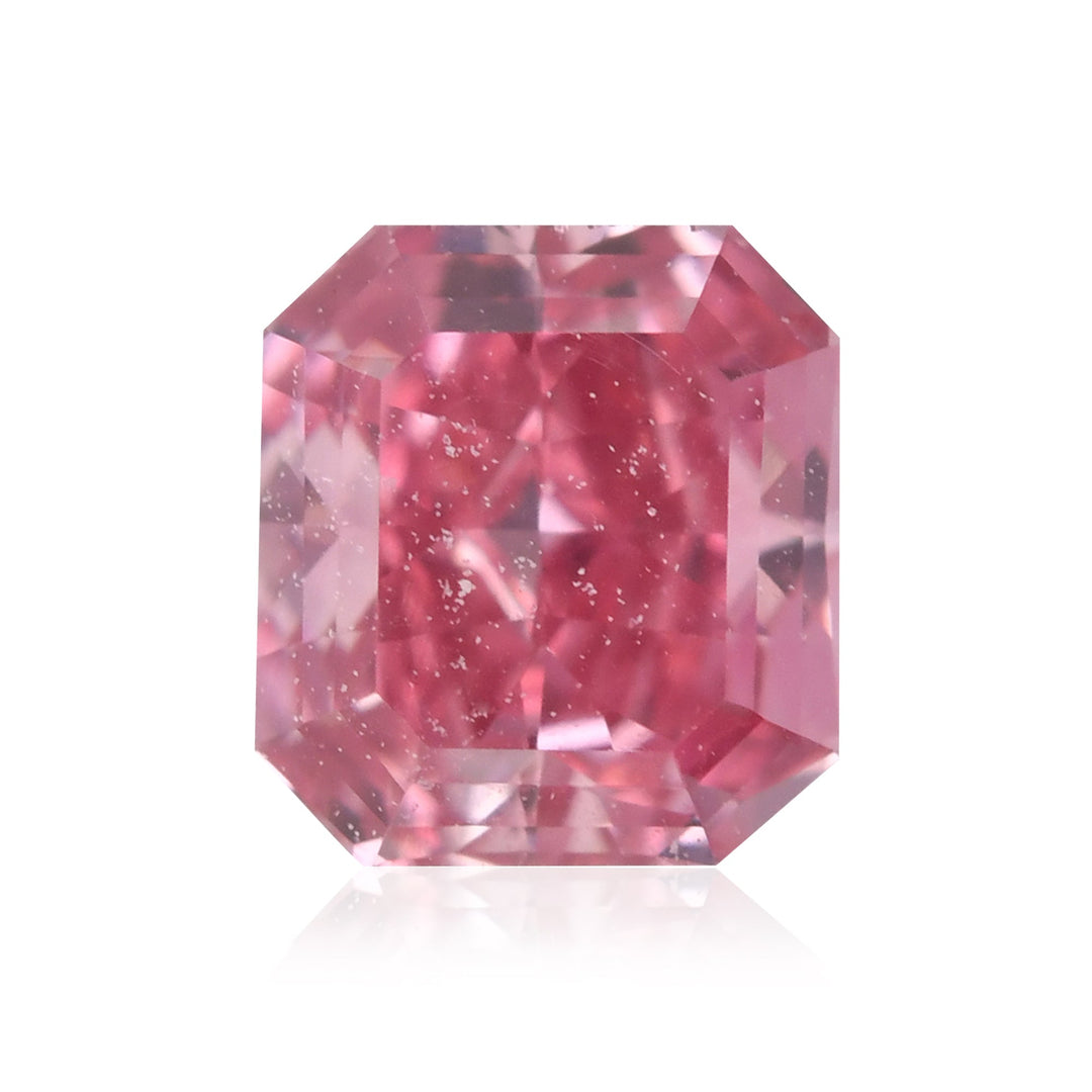 0.28 Carat Fancy Vivid Purplish Pink Radiant Argyle Diamond VS1 GIA