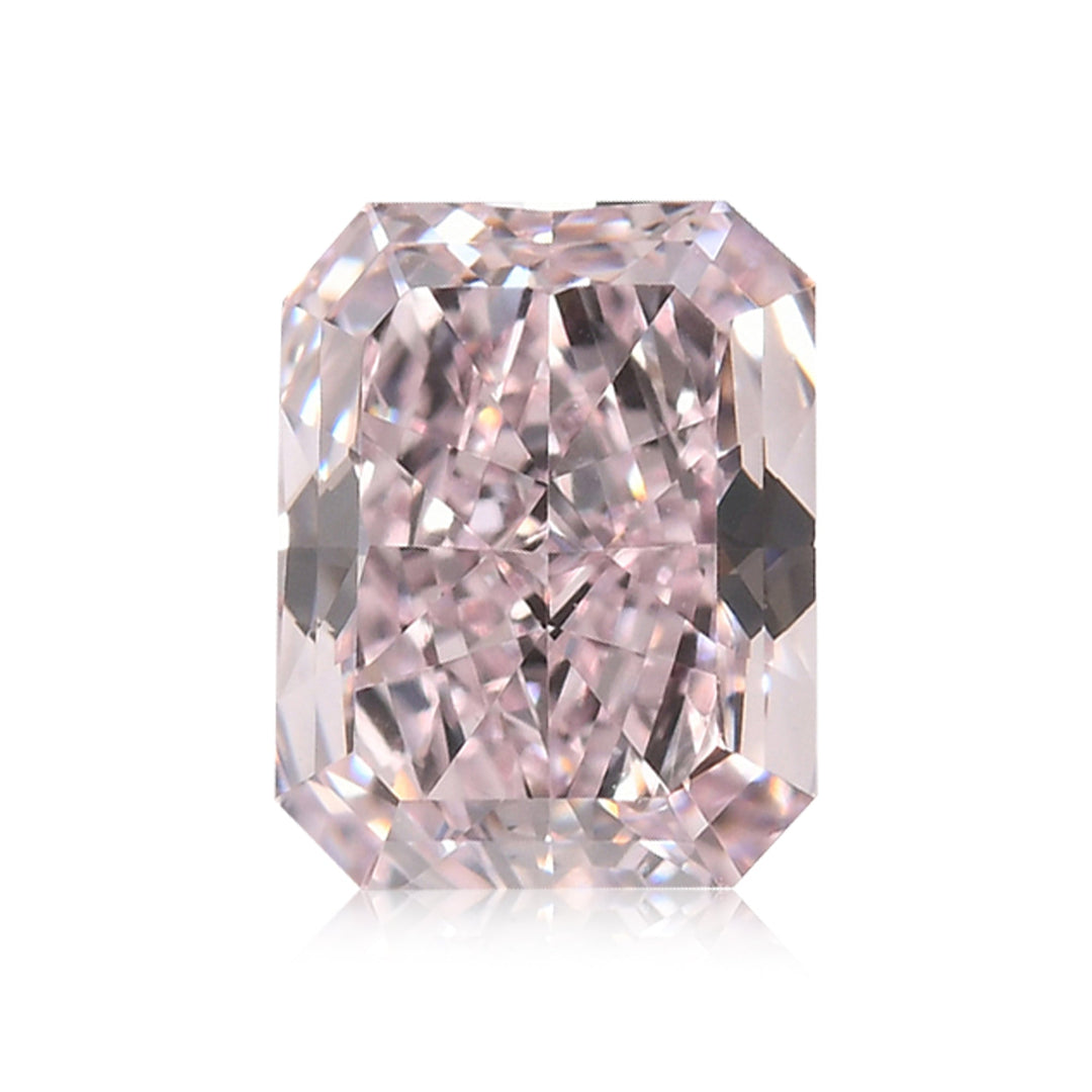 0.67 Carat Fancy Light Pink Radiant Diamond VS2 GIA