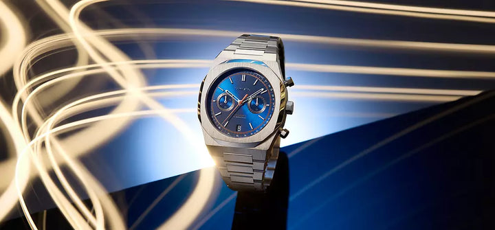 D1 Milano Royal Blue Cronografo Watch