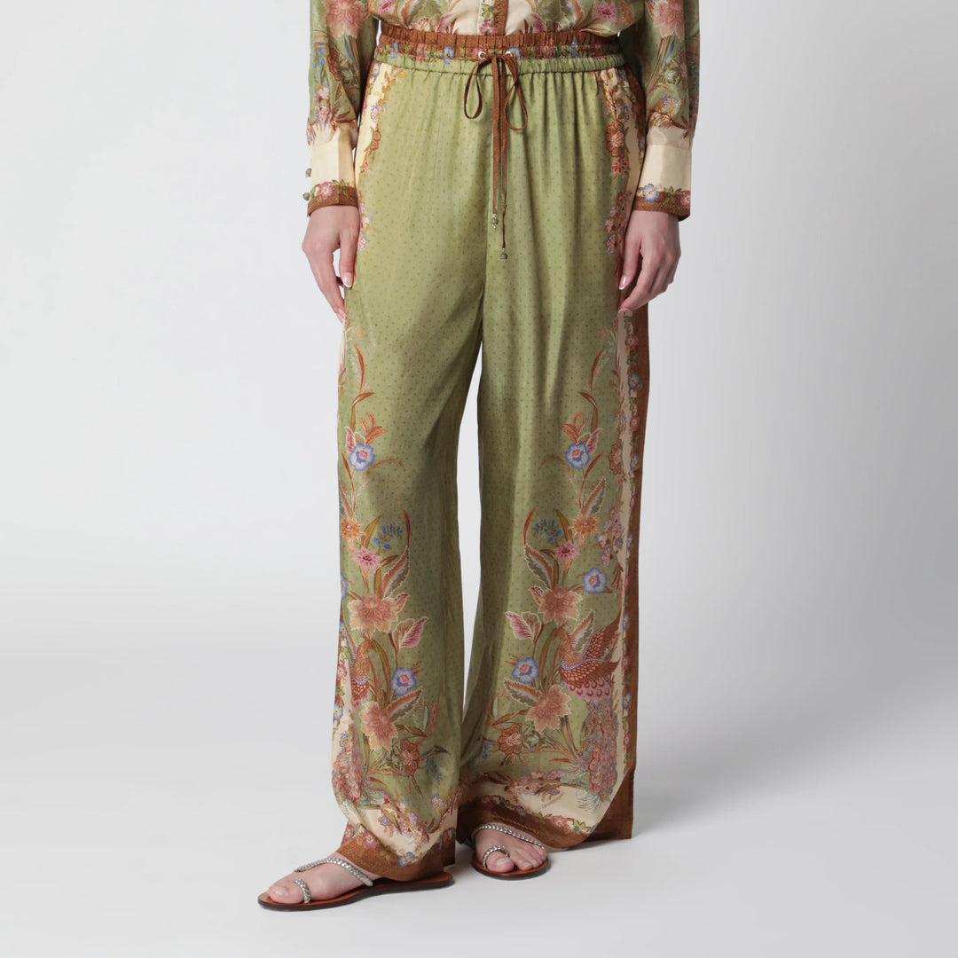 ZIMMERMANN - Indra Relaxed trousers with floral print