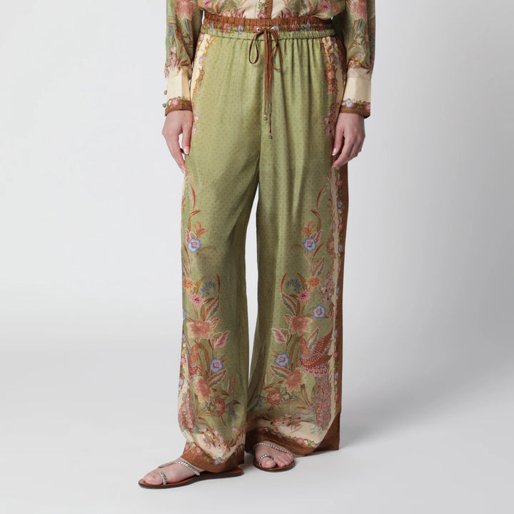 ZIMMERMANN - Indra Relaxed trousers with floral print