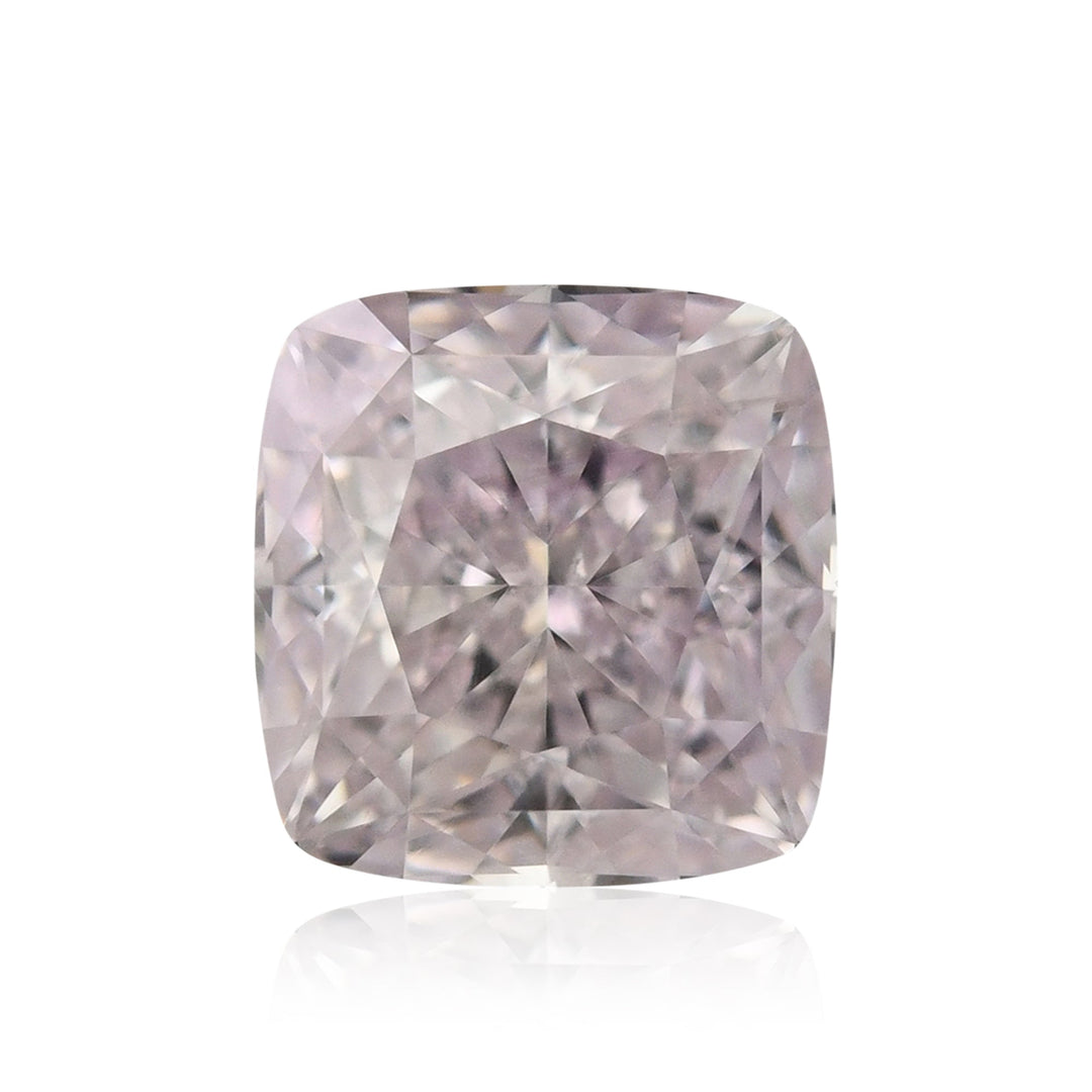 0.58 Carat Fancy Light Purplish Pink Cushion Diamond SI1 GIA