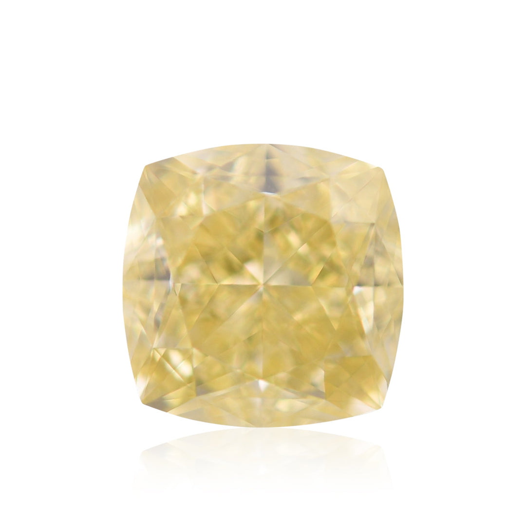 1.20 Carat Fancy Yellow Cushion Diamond VS1 GIA