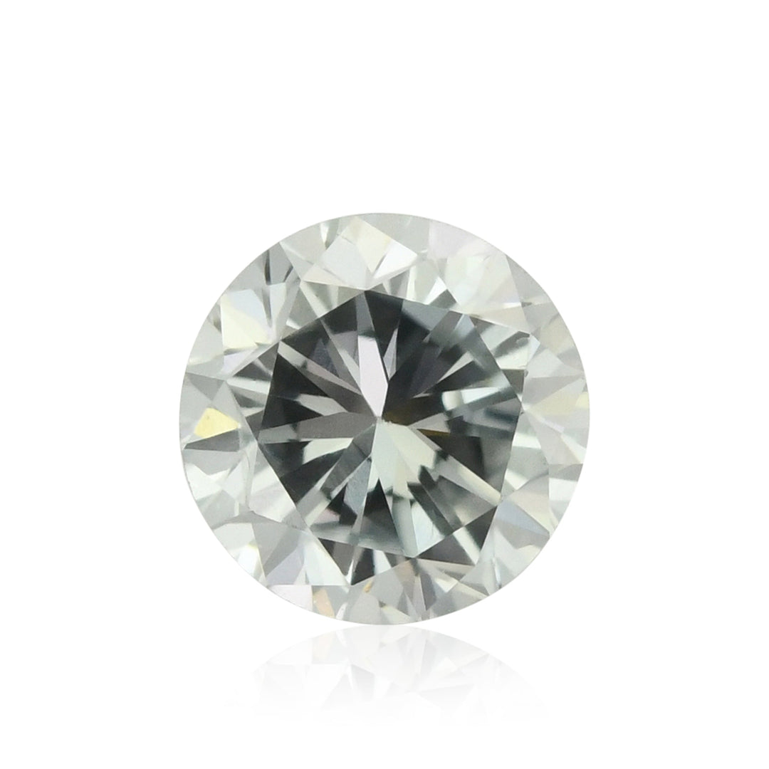 0.29 Carat Fancy Light Gray Blue Round Brilliant Diamond SI2 GIA