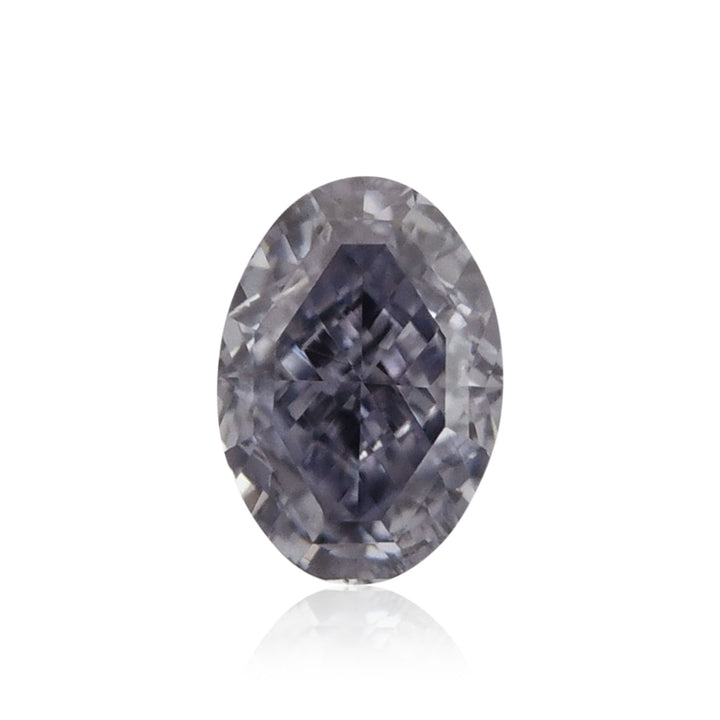 0.17 Carat Fancy Gray Violet Oval Diamond VVS2 ARGYLE &amp; GIA