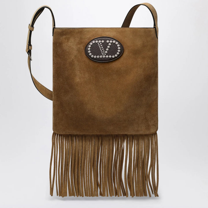 Valentino Garavani - Beige suede Nellcôte bag