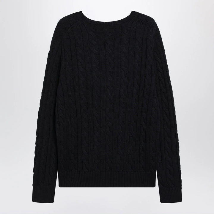 Polo Ralph Lauren - Navy blue cable-knit cotton sweater